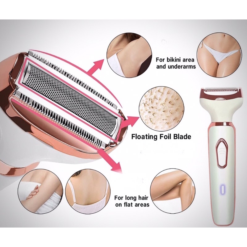 Máy cạo lông vùng kín ,lông mày ,lông mặt , lông mũi❤️ FREE SHIP ❤️ máy cạo lông tỉa lông đa năng 4 in 1