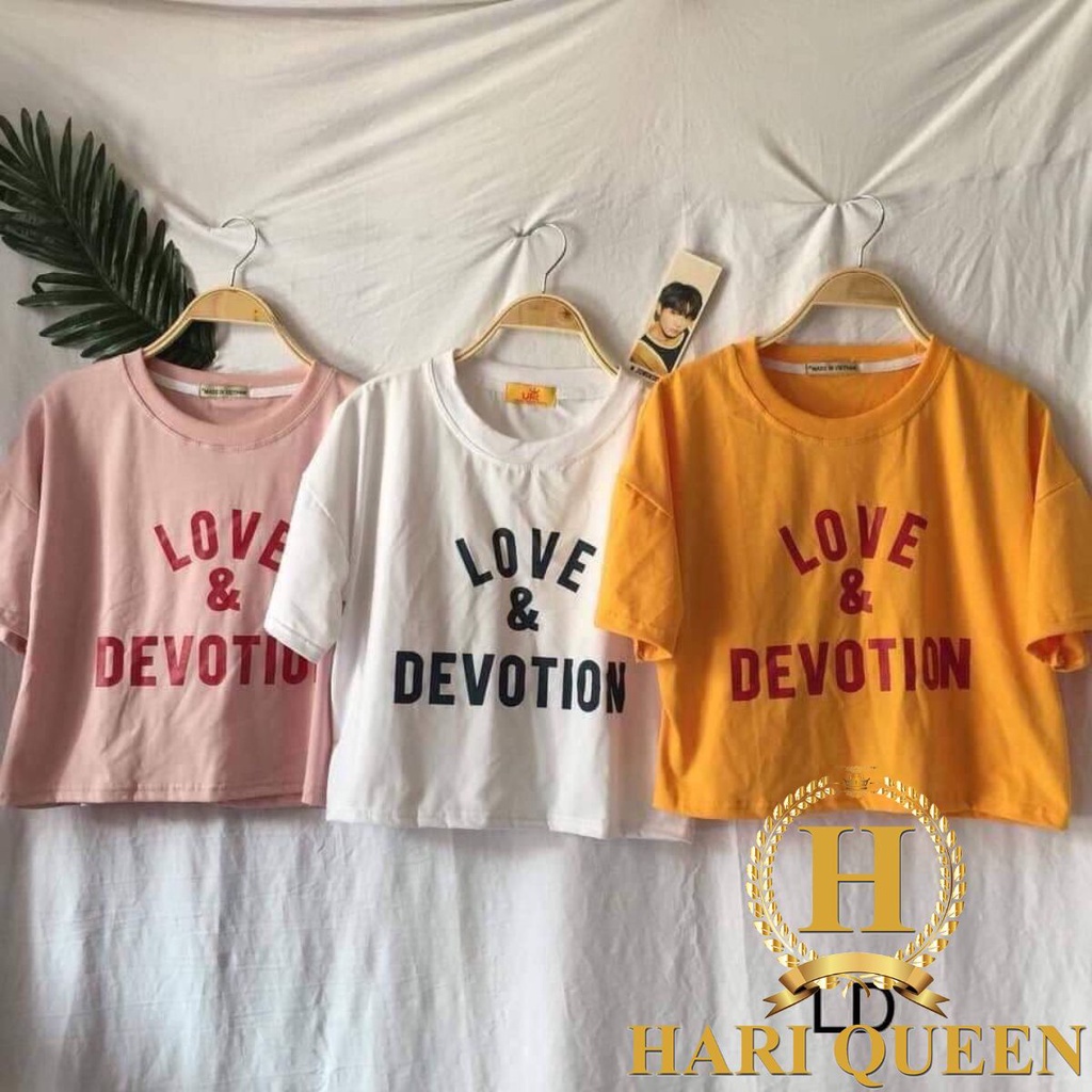 Áo croptop Love chữ ngực LDU0519