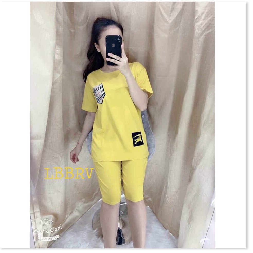 SET BỘ THUN NỮ,THIẾT KẾ HỌA TIẾT XINH XẮN,CHẤT LIỆU VÃI CO GIẢN VÀ MỀM MỊN KHÁNH AN STORE