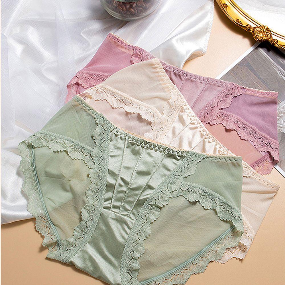 Quần Lót Ren Thoáng Khí Thoải Mái Thời Trang Nhật Bản Cho Nữ