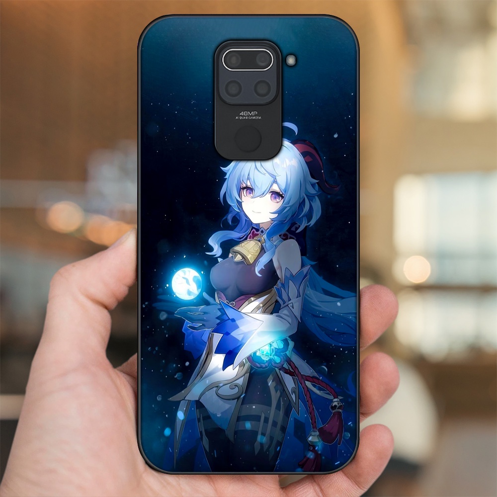Ốp lưng Xiaomi Redmi Note 9 viền đen in hình Ganyu Genshin Impact