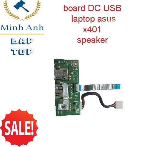 board mạch nguồn Laptop asus và cổng usb X401 X401A