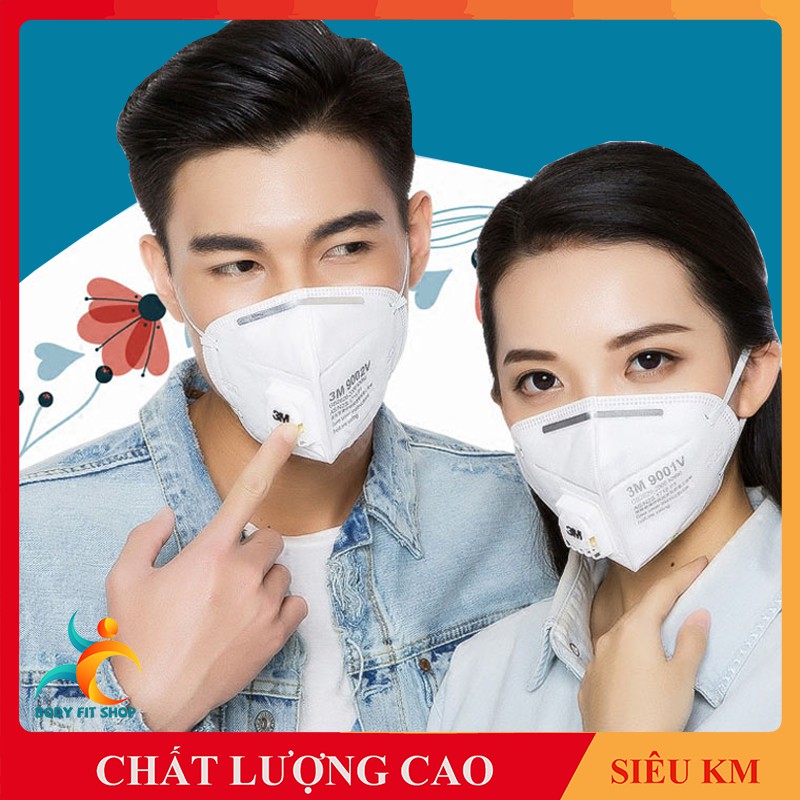 Một cái khẩu *** trang 3M 9001V có van lọc khí. Ngăn bụi mịn. Đã được kiểm nghiệm chất lượng | BigBuy360 - bigbuy360.vn