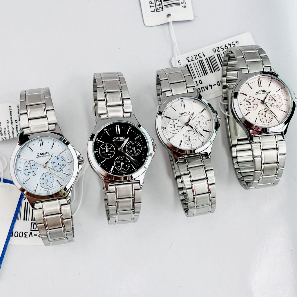 Đồng hồ nữ dây thép chính hãng Casio LTP-V300D