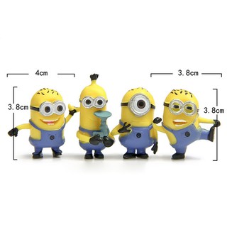 Set 4 Mô Hình Nhân Vật Phim Despicable Me 2