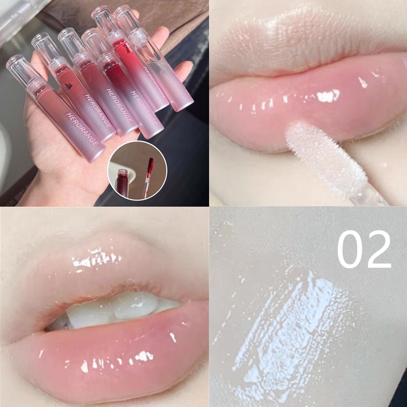 [Hàng mới về] Son kem Herorange 3D chống thấm nước lâu trôi nhiều màu tùy chọn gợi cảm