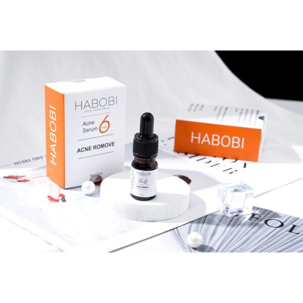 Tinh chất serum hỗ trợ giảm mụn mờ thâm se khít lỗ chân lông HABOBI