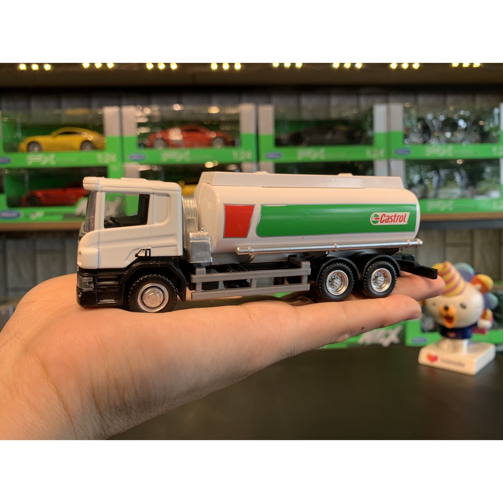 Mô hình hợp kim xe tải chở dầu SCANIA tỉ lệ 1:64