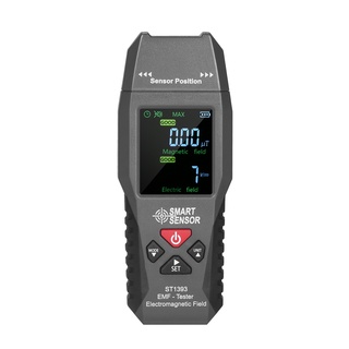 Máy dò bức xạ từ tính cầm tay mini st1393 emf có màn hình lcd
