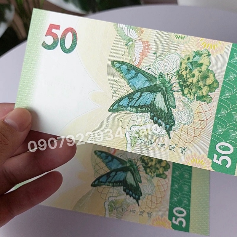Tờ Thuận Buồm Xuôi Gió Kỉ Niệm Macau, Có Bảo An, quà tặng phong thủy, lì xì may mắn