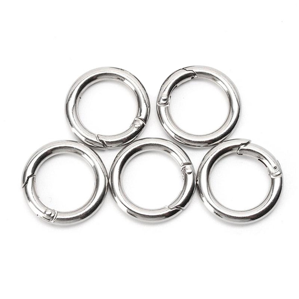 Set 5 móc khóa hình tròn đa năng chất lượng cao
