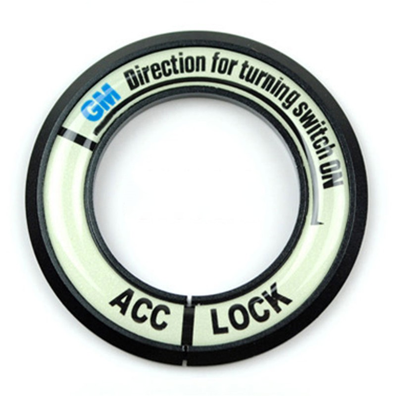 Vòng trang trí lỗ chìa khóa xe dạ quang với họa tiết Ford co xe hơi Chevrolet