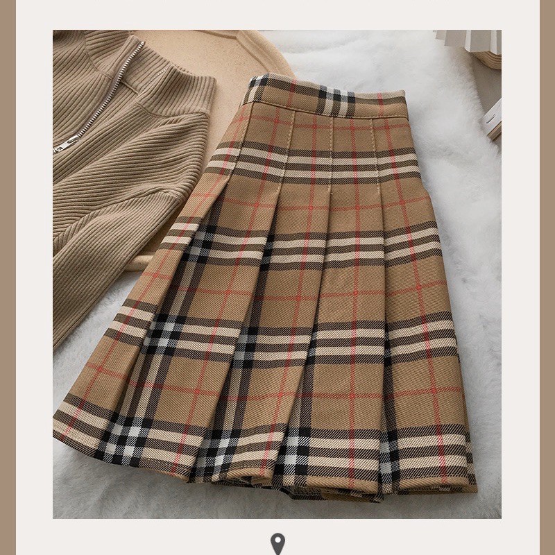 [OD] Chân váy kẻ BBR siêu hot sang chảnh dáng xoè kèm ảnh thật khách feedback | BigBuy360 - bigbuy360.vn