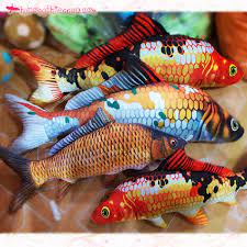 Gối ôm 3d hình cá chép, cá Koi 3d, gối ôm 3d hình con cá