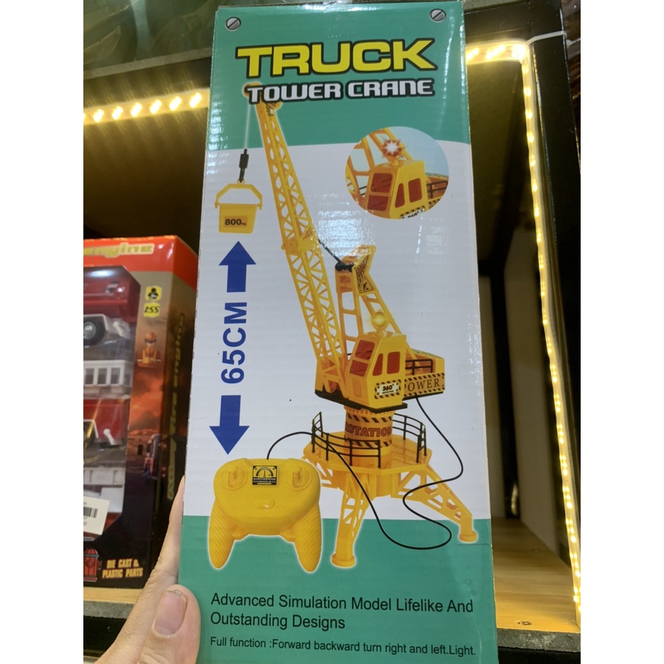 Bộ đồ chơi điều khiển mô hình cẩu trục cho bé
