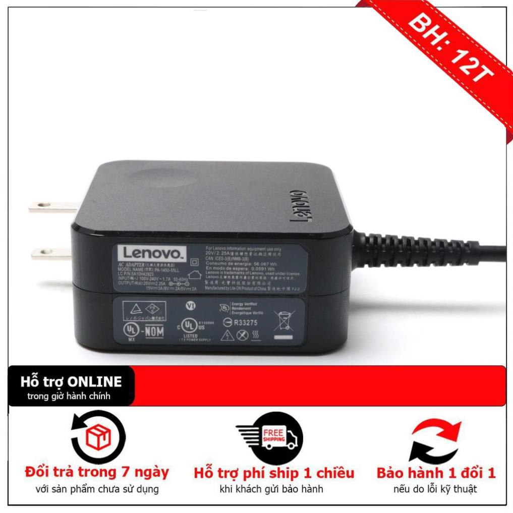 Sạc Lenovo 20V 2.25A 45W Type C / USB C ThinkPad 13 20GJ,13 20GL,X1 Carbon 20HQ,X1 Tablet 20GH,IdeaPad 320-17IKB 80XM