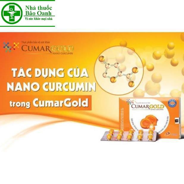 Viên nghệ nano Cumargold CVI - Hộp 30 viên