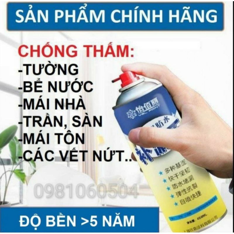 1 BÌNH XỊT CHỐNG THẤM ĐA NĂNG XỊT CHỐNG THẤM SƠN CHỐNG THẤM CAO CẤP