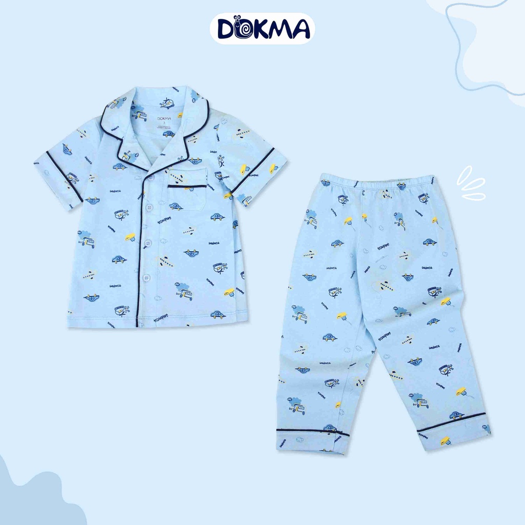 DB865 Bộ quần áo pijama cộc tay Dokma (2-6T)