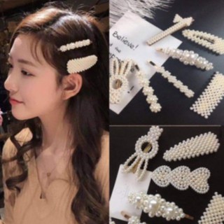 Kẹp Tóc Đính Ngọc Trai Nhân Tạo Phong Cách Hàn Quốc Dễ Thương Cho Phụ Nữ