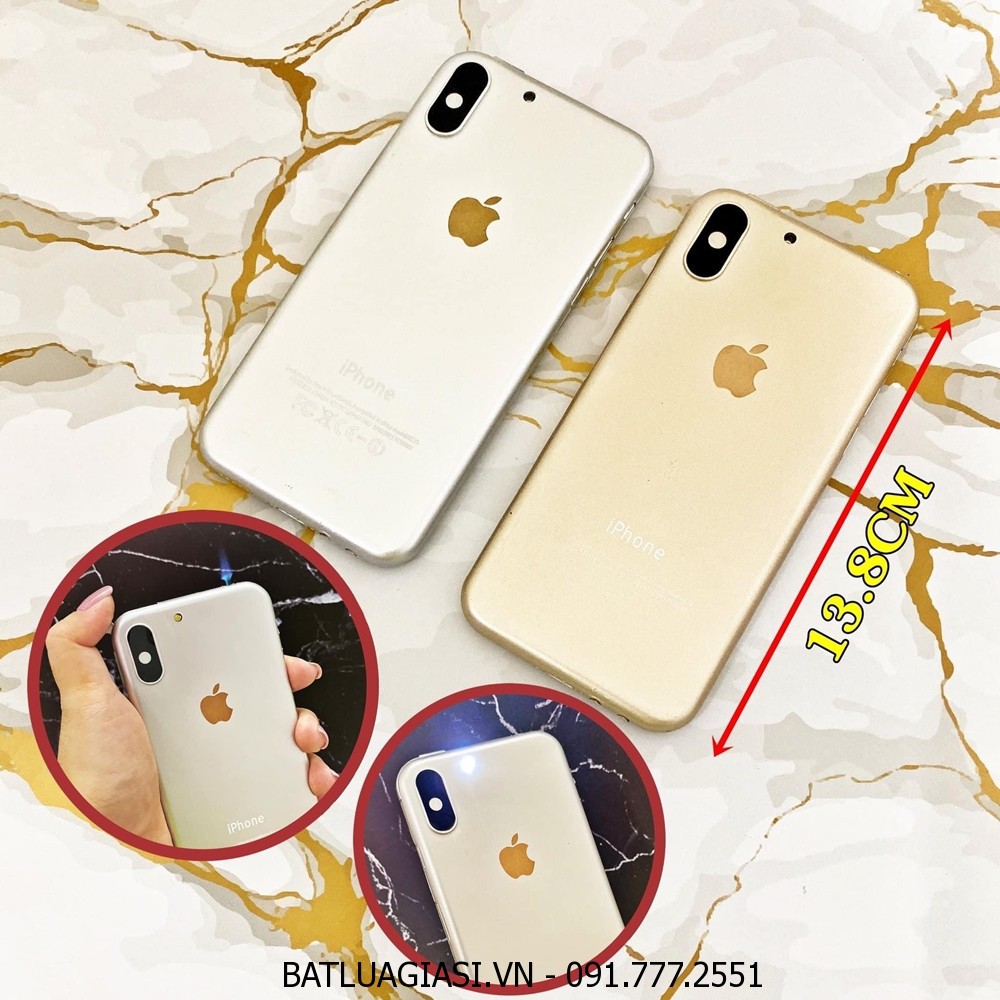 𝘽𝙖̣̂𝙩 𝙇𝙪̛̉𝙖 Điện Thoại Iphone X Độc Lạ Có Đèn Pin