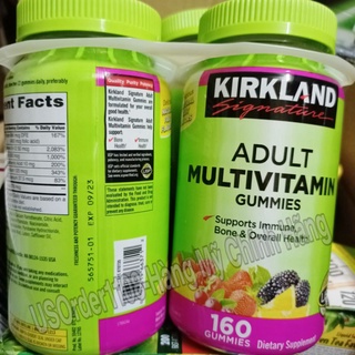 Kẹo dẻo bổ sung Vitamin tổng hợp cho người lớn Kirkland Signature Adult Multivitamin Gummies 160 viên