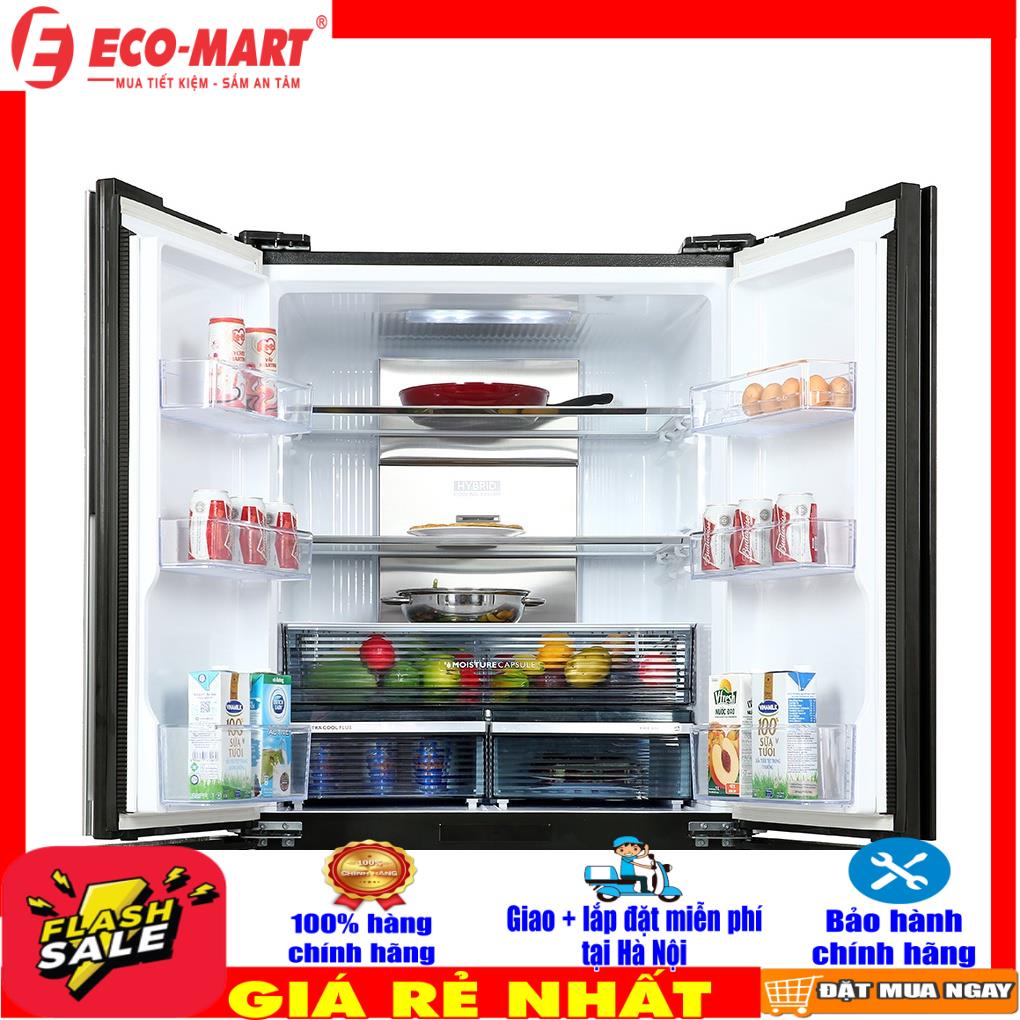 Tủ lạnh Sharp Inverter 572 lít SJ-FX640V-SL