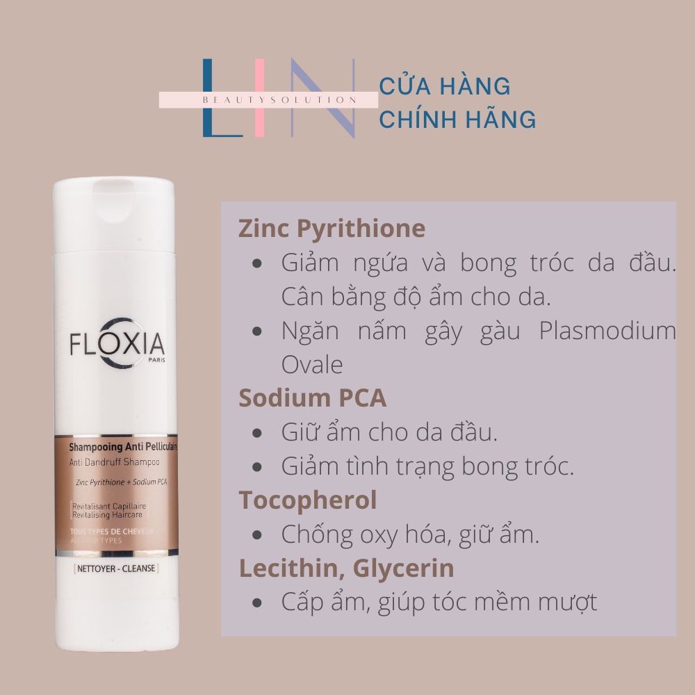 FLOXIA ANTI DANDRUFF/ DEEP CLEANSING ENERGIZING TO DRY HAIR/ OILY HAIR - Dầu gội thích hợp cho nhiều tình trạng da
