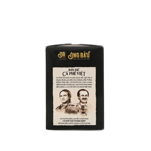 ÔNG BẦU - Cà phê sữa đá Hoà Tan Ông Bầu hộp 240gr/10 gói