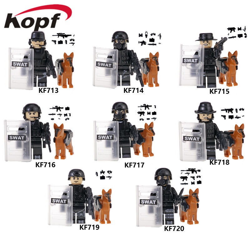 Bộ đồ chơi lego cảnh sát SWAT