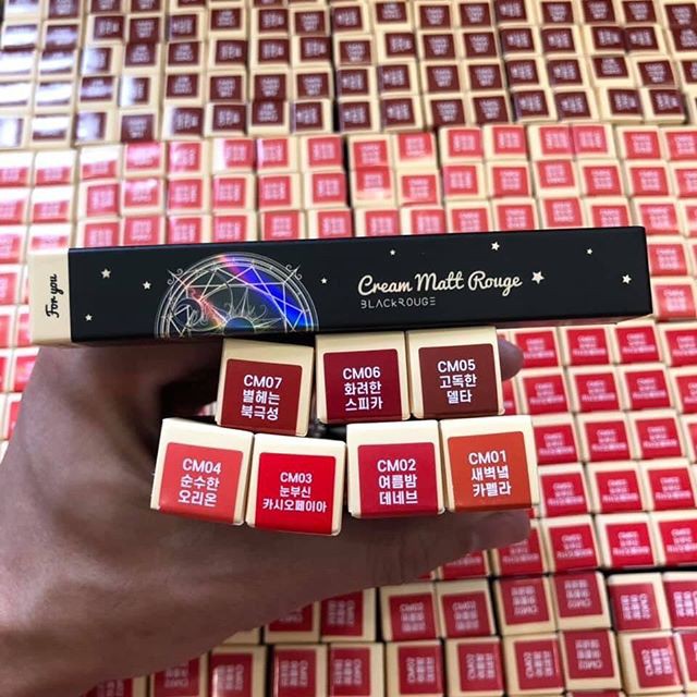 SON KEM LÌ 💖FREESHIP💖 SON KEM BLACK ROUGE CREAM MATT ROUGE | BigBuy360 - bigbuy360.vn