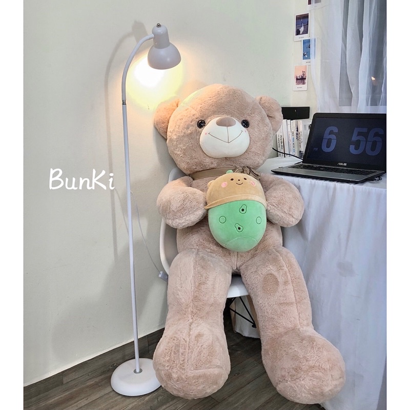 GẤU BÔNG TEDDY MILK TEA 1M2 NÂU CAO CẤP BUNKI