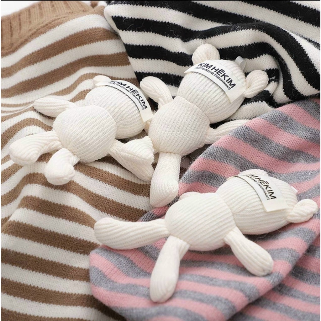 Áo len nữ, áo len tay dài nữ phối nơ vai chất len mềm mịn siêu co giãn hàng thiết kế tiểu thơ vintage cao cấp Oanh Shop | BigBuy360 - bigbuy360.vn