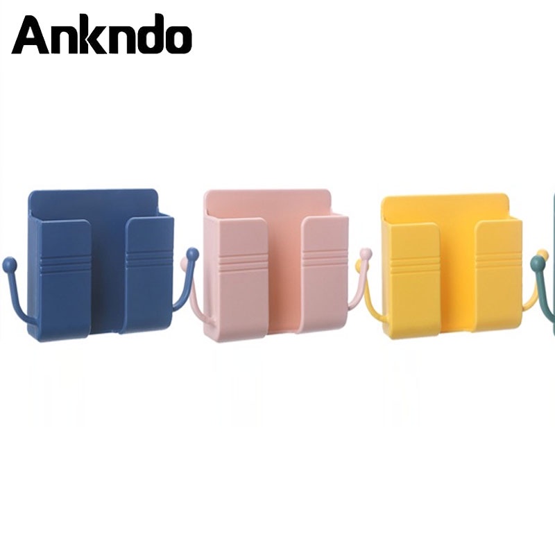 Giá giữ điện thoại ANKNDO dán tường hỗ trợ sạc tiện lợi dành cho nhà cửa
