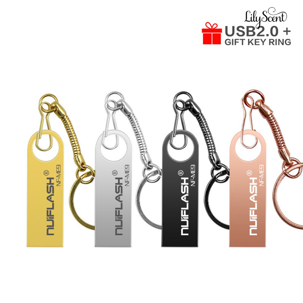 Ổ Cứng Di Động 4 / 8 / 16 / 32 / 64gb Usb 3.0 Bằng Kim Loại Chống Thấm Nước