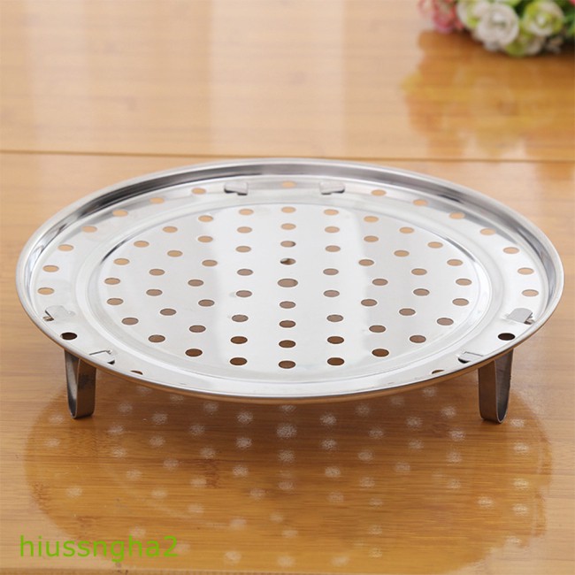 [RẺ VÔ ĐỊCH] Khay / Xửng / Vỉ Hấp Inox Đa Năng 3 Chân Giá Đỡ Hấp Bánh, Bánh Bao, Hải Sản Vừa Nhanh Vừa Tiện