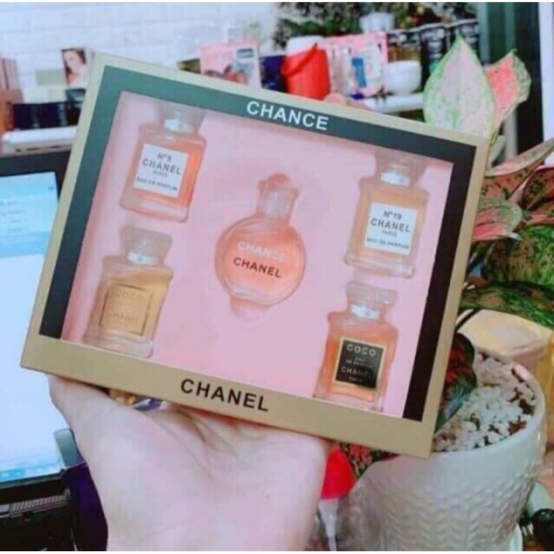 Set 5 chai nước hoa Chanel mini