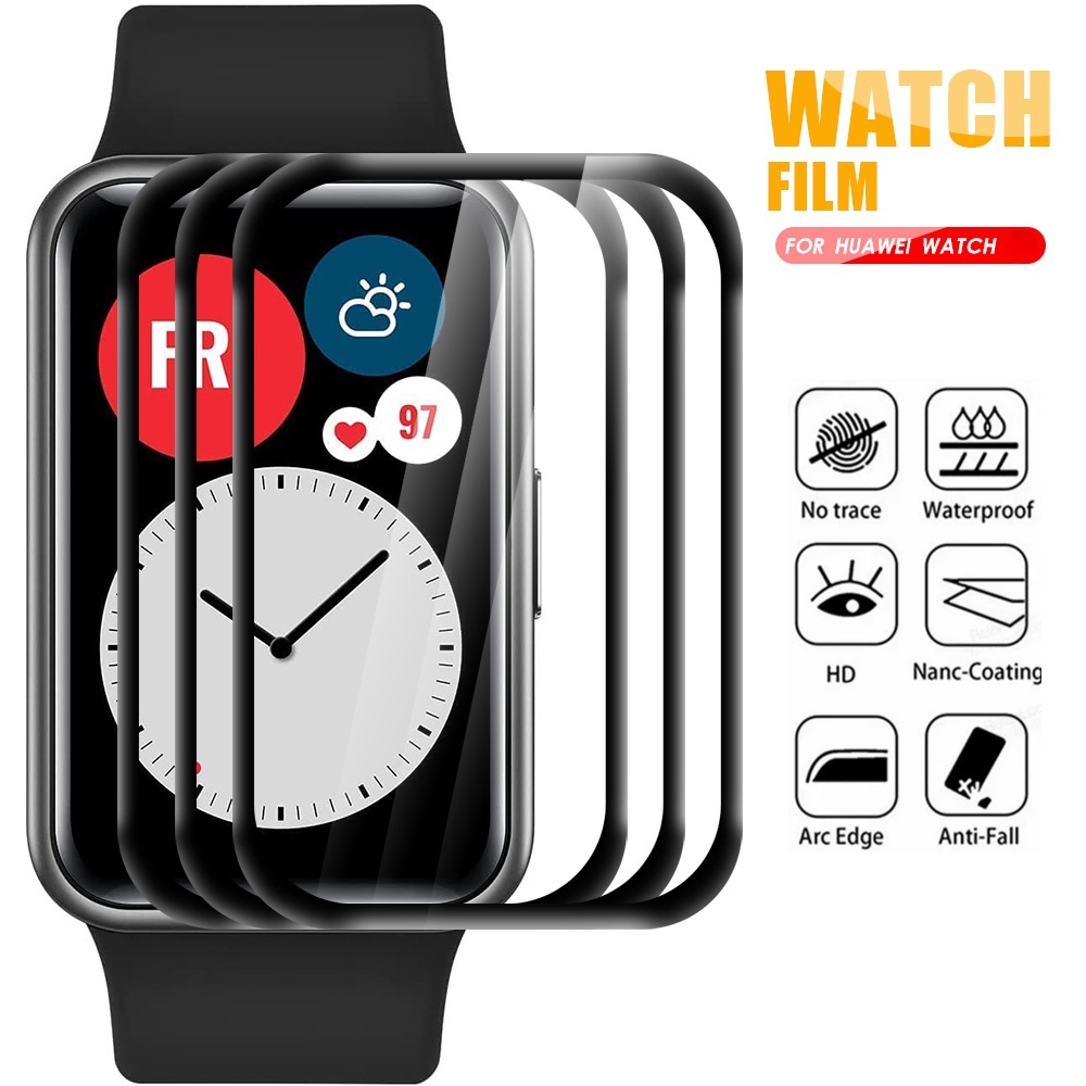 Kính Cường Lực Toàn Màn Hình Chống Trầy Cho Huawei Watch Fit/For Honor ES