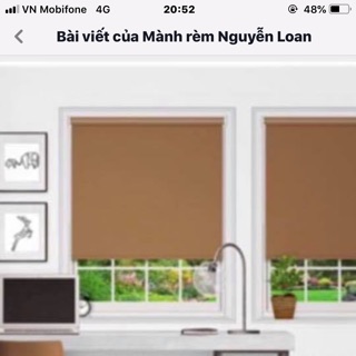 Rèm cuốn đặt theo yêu cầu