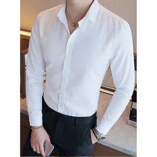Áo sơ mi nam vải cotton mềm không nhăn [BAO ĐỔI TRẢ HÀNG] uy tín hàng đầu