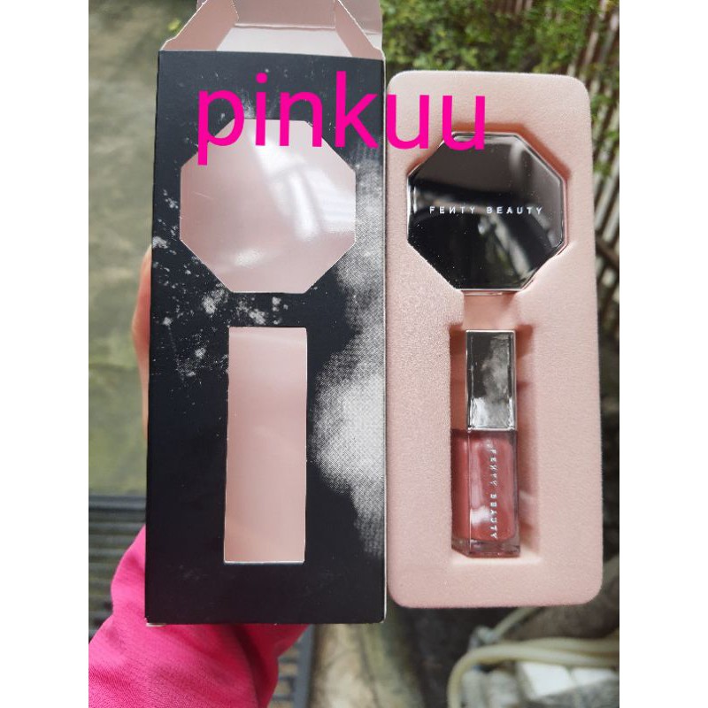 set Fenty Diamond Bomb Baby Mini Lip Gloss and Highlighter son bóng và bắt sáng