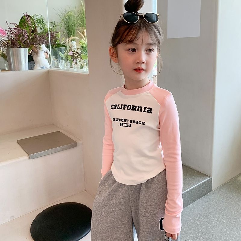 Hàng Mới Về Mới Áo Thun Cotton Tay Dài Thoải Mái Dễ Phối Đồ Thời Trang Mùa Thu Phong Cách Phương Tây Cho Nữ