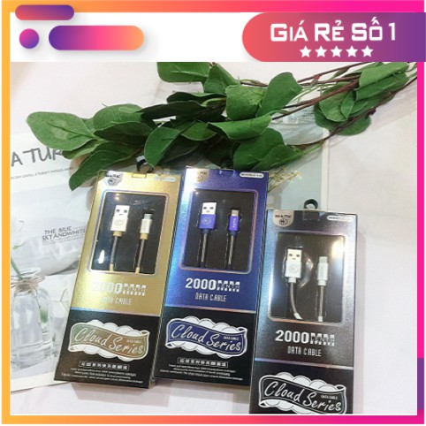{ Hot } Dây Sạc Lightning Cho Iphone/Ipad MARK C-L20 Độ Dài 2m, 2 Đầu Bọc Lò Xo Không Lo Đứt Gãy