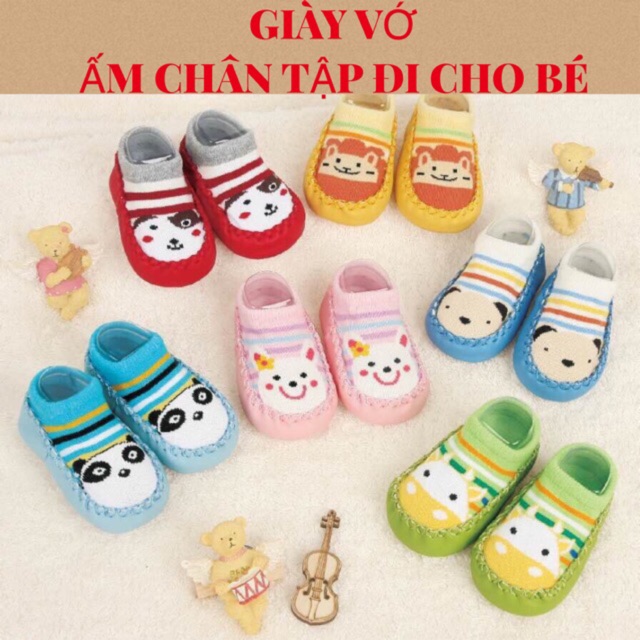 GIÀY VỚ TẬP ĐI CHO BÉ SƠ SINH-16KG SIZE 11-12-13-14CM