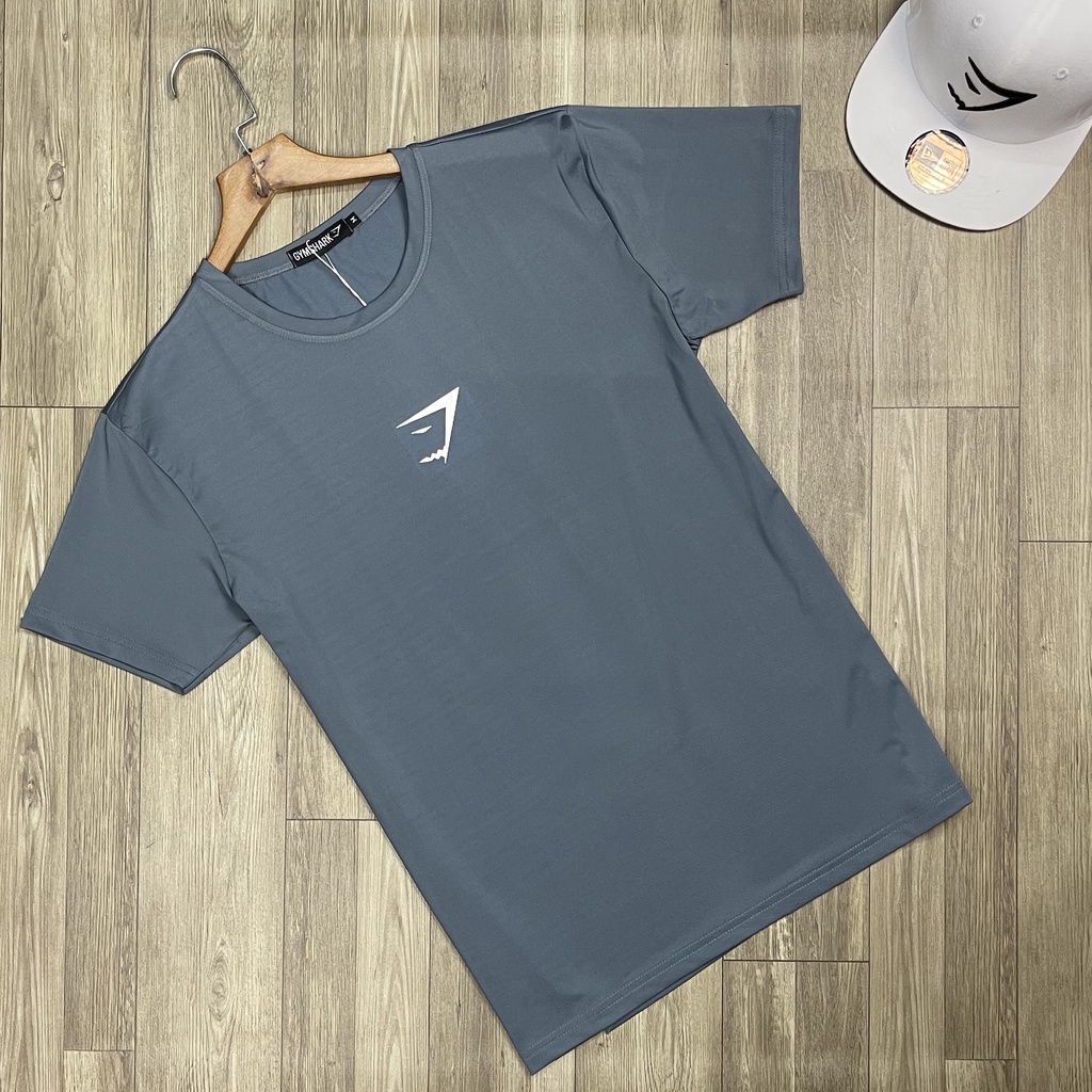 Áo thun tập gym nam cổ tròn DO GYM SHOP vạt ngang, chất thun lạnh thoáng mát khi chơi thể thao, mặc nhà