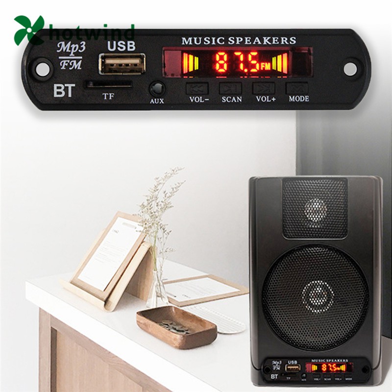 12V Wireless Bluetooth MP3 Decoder Board VTF-108BT V8.0