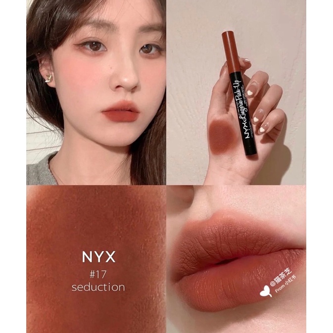 AUTH - SALE OFF SON SÁP MỊN NYX LINGERIE PUSH UP MÀU EXOTIC 12, SEDUCTION 17