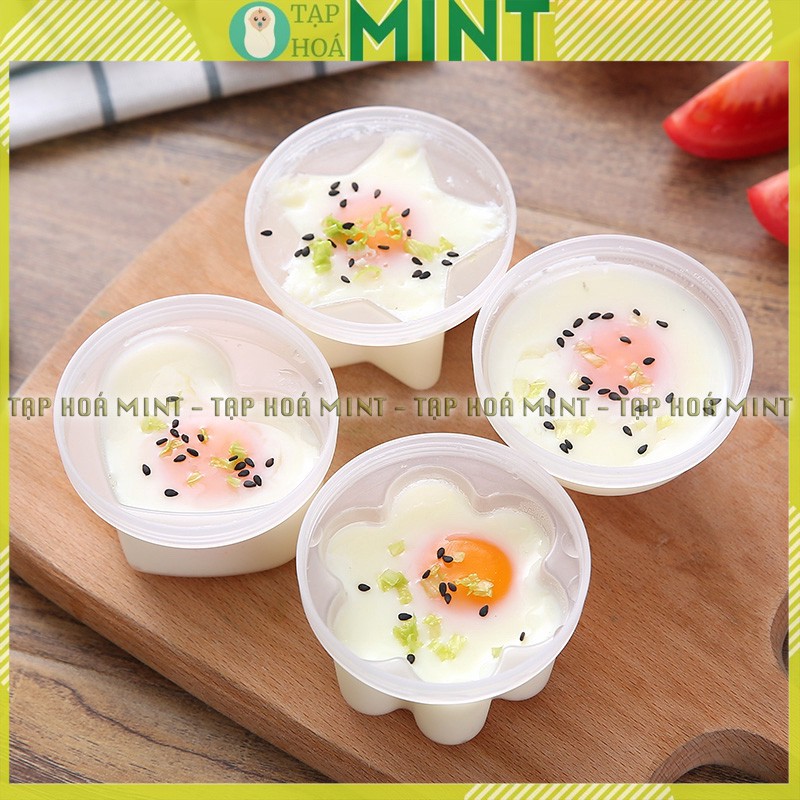 Bộ 4 khuôn hấp trứng, làm bánh cho bé ăn dặm - Tạp hoá mint