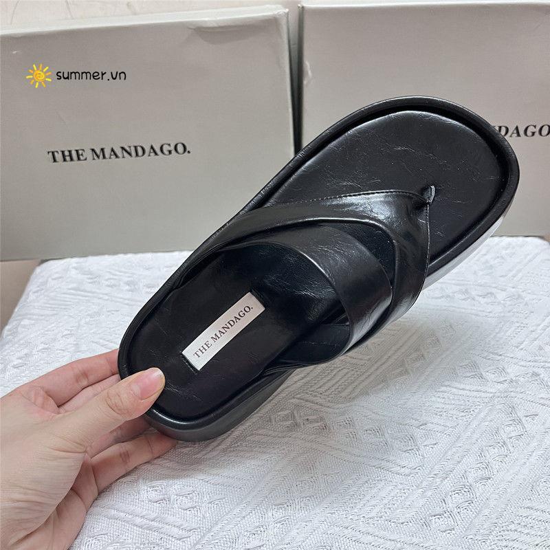 Dép Xỏ Ngón Đế Dày Thời Trang Mùa Hè 2022 Mới Cho Nữ