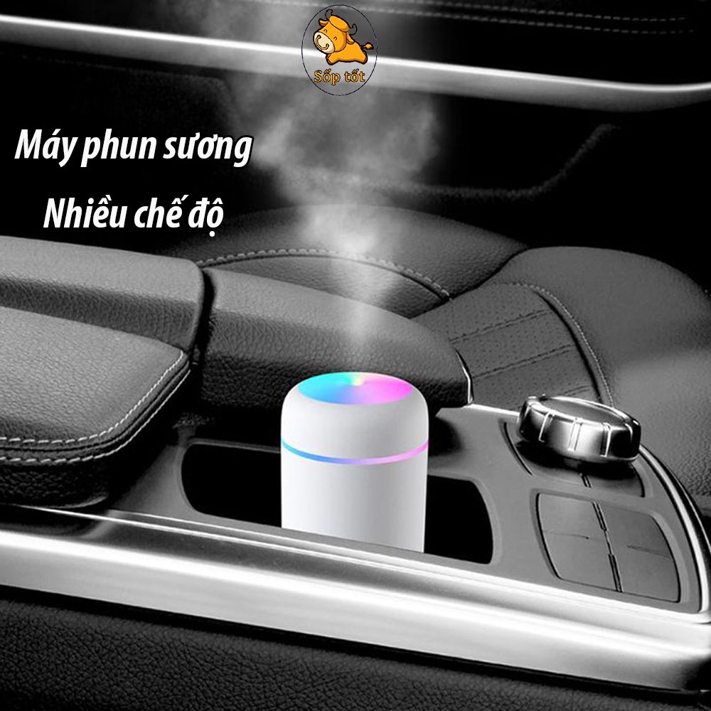Phun sương mini tạo độ ẩm ô tô văn phòng tăng độ ẩm trong không khí nhỏ mini có thể cầm tay dùng USB sk290